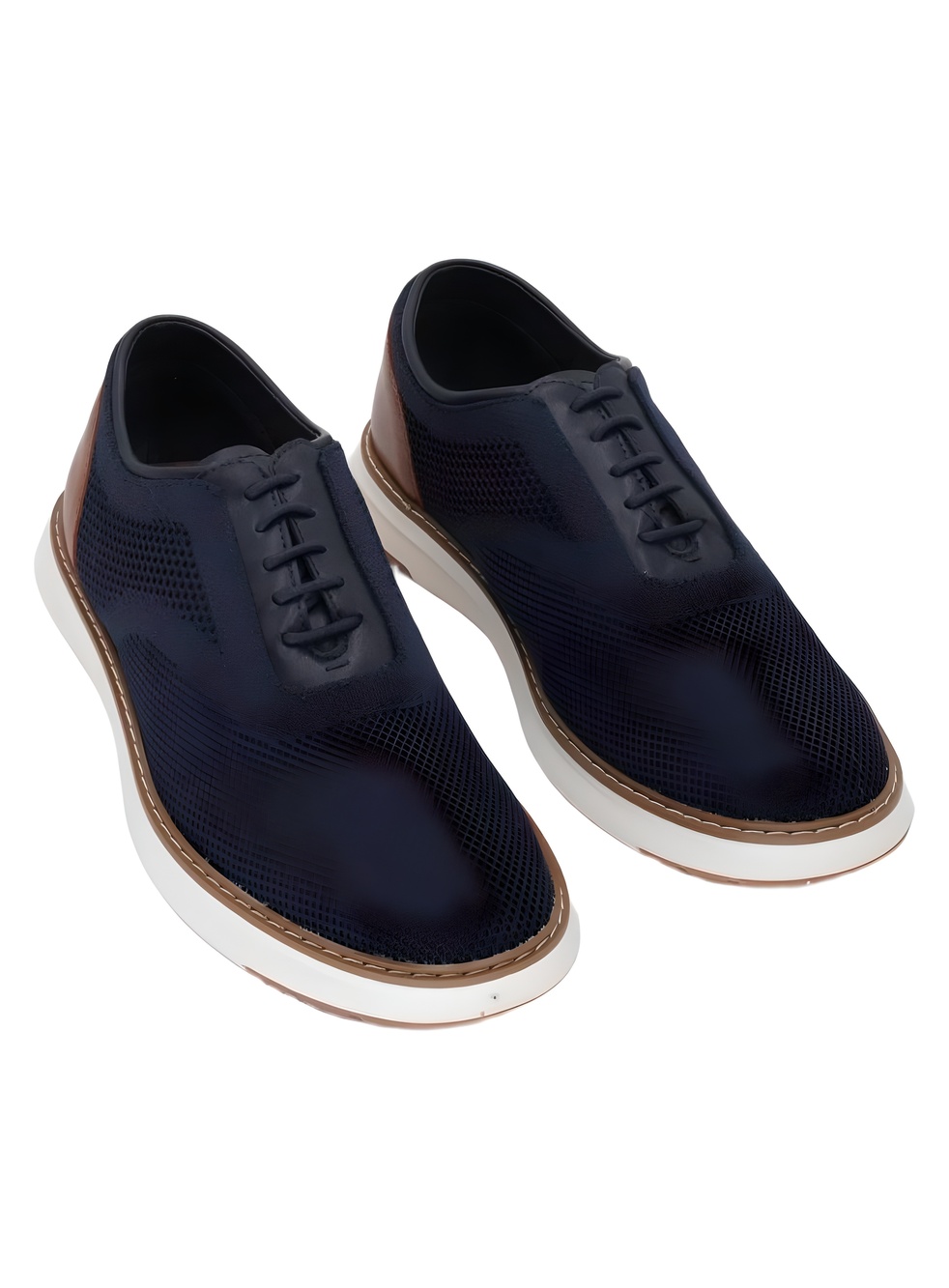 Club Room Mens Tuckerr Mesh Casual Dress Sneakers Navy Size 7M
